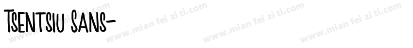 Tsentsiu Sans字体转换